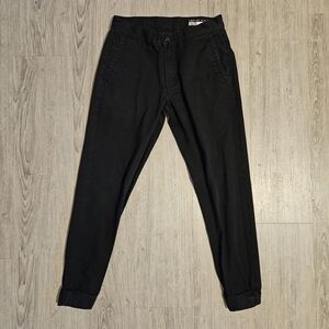 Empyre 28w Black Chino Jogger Pants